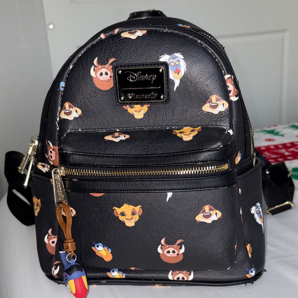 Loungefly Black Disney Lion King Backpack